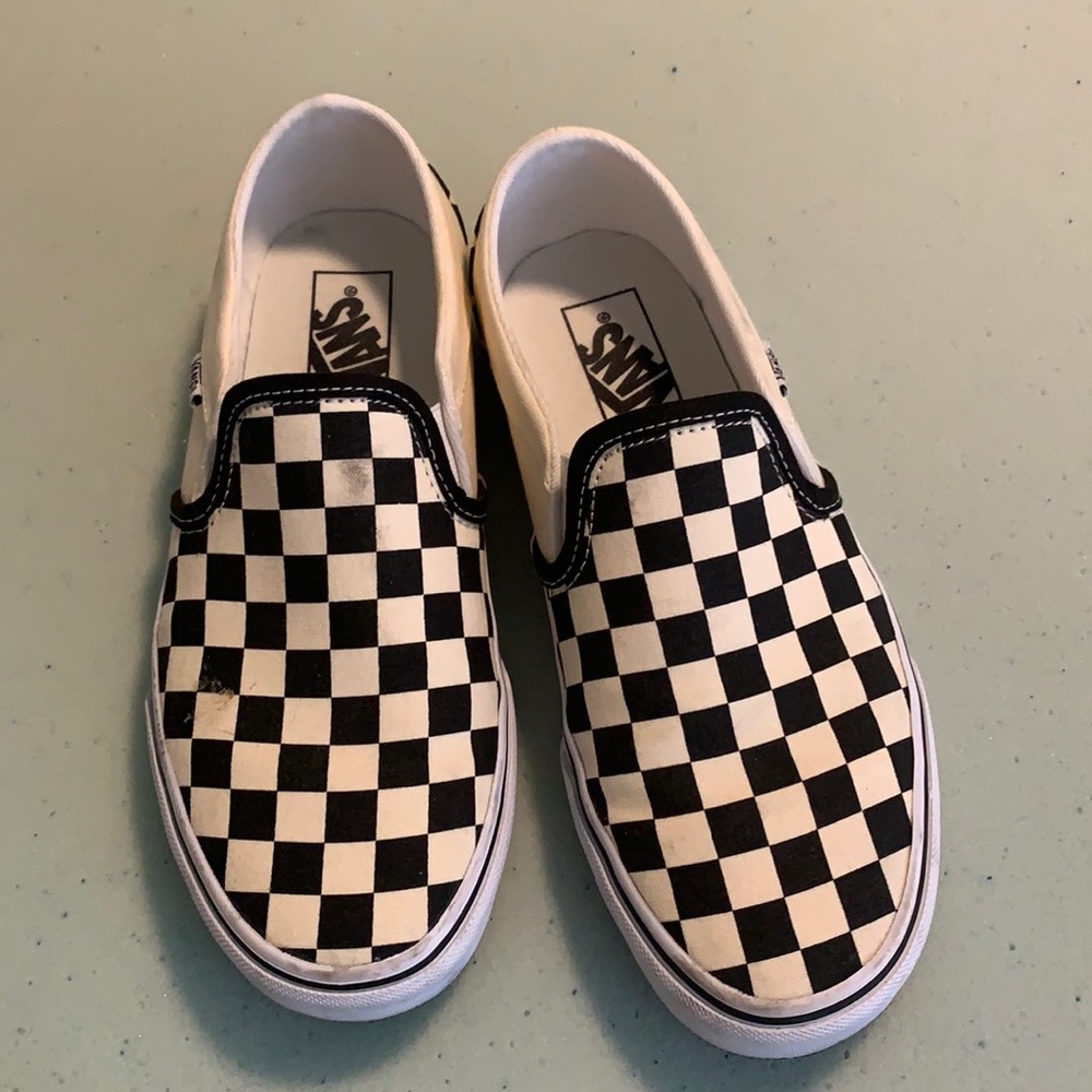 Classic checkered vans